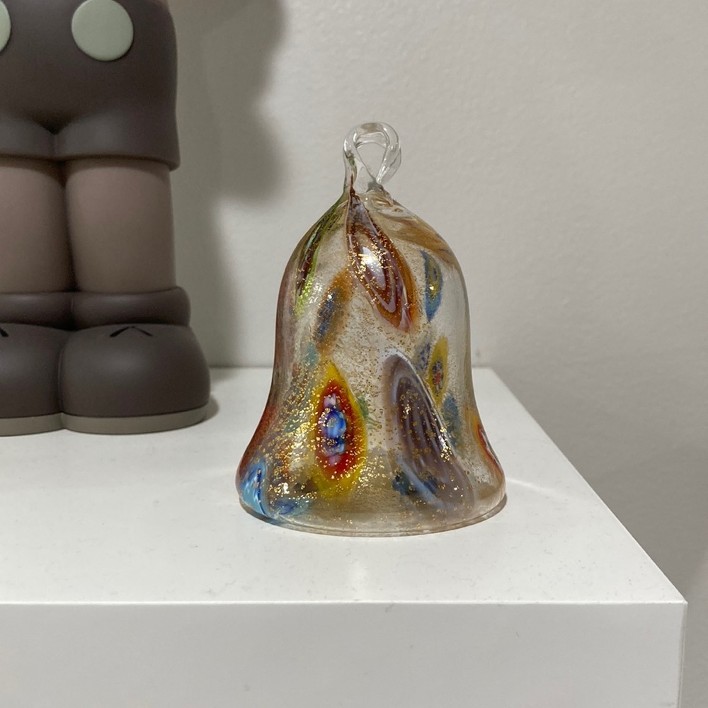 Authentic Murano glass bell